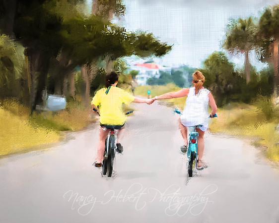 Oil Painting Ann/Sydney Bikes